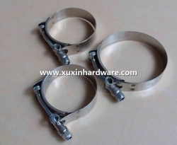 heavy duty spring loaded T-bolt clamps