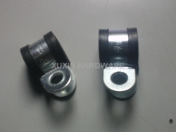 carbon steel P Type hose clamp clip , tube clips