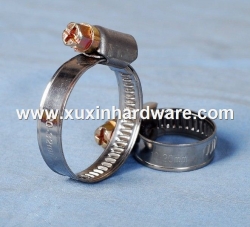 9mm Stainless steel band and galvanized steel nut German hose clamp