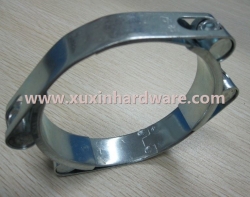 double bolt heavy duty hose clamp