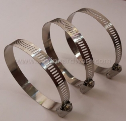 Pretty American type hose clamp