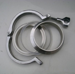 Stainless steel heavy duty clamp / Sanitary clamp ferrule