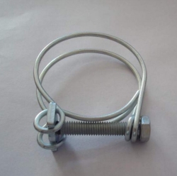 CONSTENT DOUBLE WIRE HOSE CLAMP