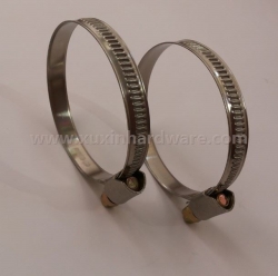 Galvanized steel German type hose clips