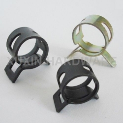 spring metal hose clamp, pipe clip