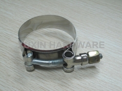 stainless steel constant tension pipe clips , hose clamps